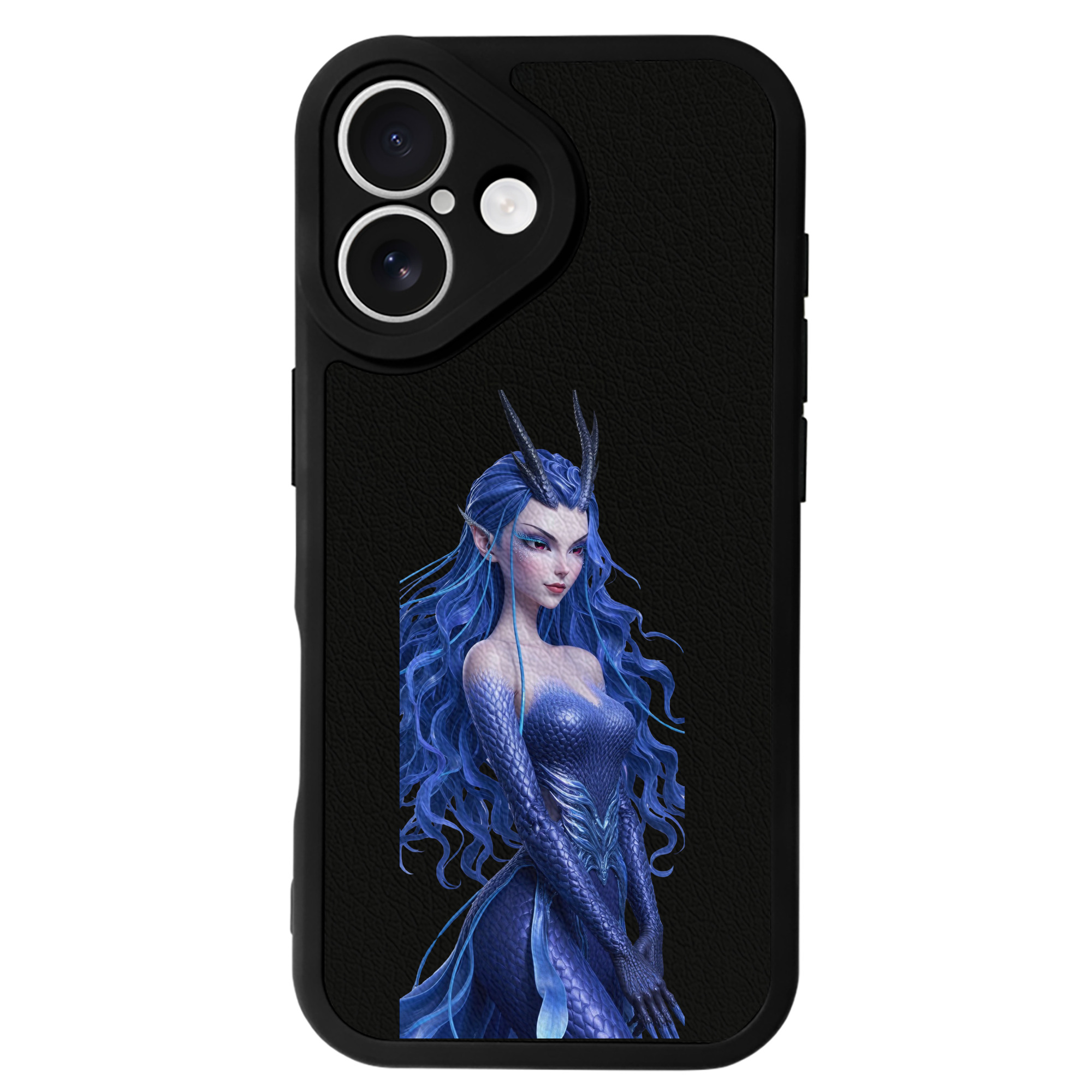 （画像用） Ne Zha 2 ナタ 魔童の大暴れ 【iPhone 16シリーズ対応】シリコンスマホケース（レザー調） 材質：シリコン